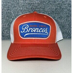 Boise State University Broncos Snapback Hat Trucker Cap Hat Orange Adult OSFM